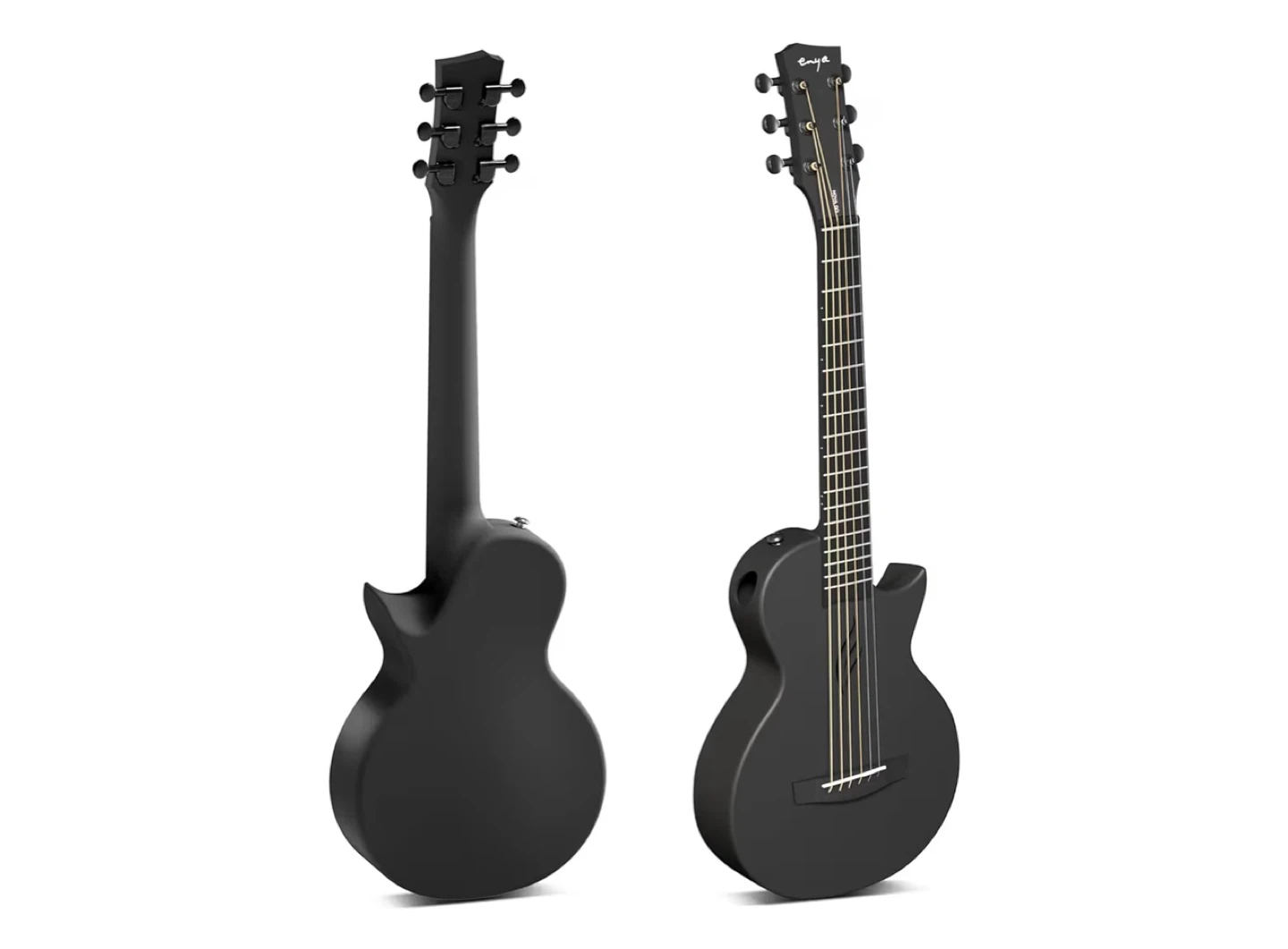 Enya NEXG 2N Carbon Fiber Acoustic Guitar - Black - photo 2