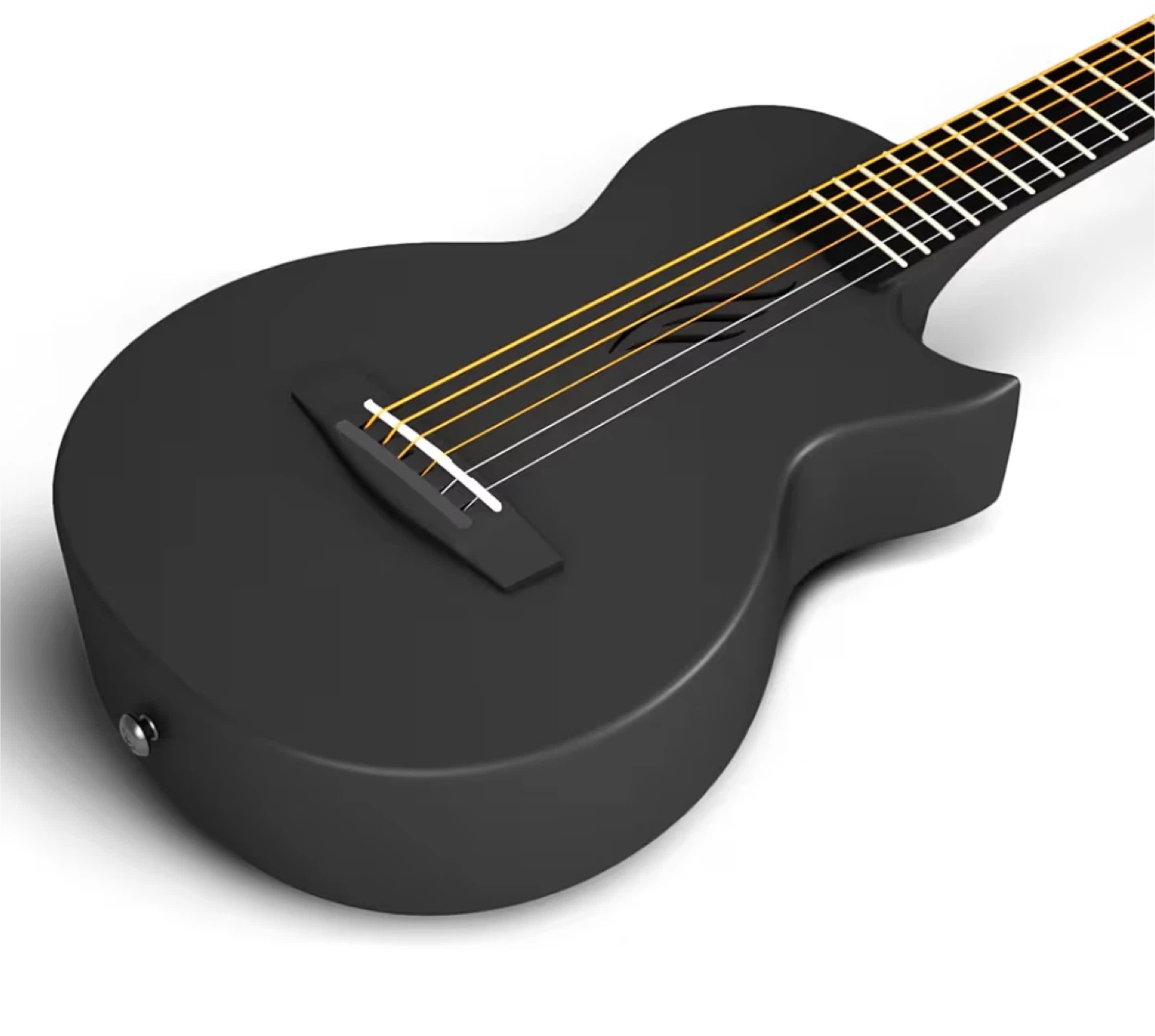 Enya NEXG 2N Carbon Fiber Acoustic Guitar - Black - photo 3