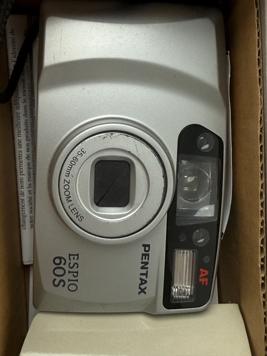 Pentax Espio 60S 35mm Compact Camera - NEEDS FIX