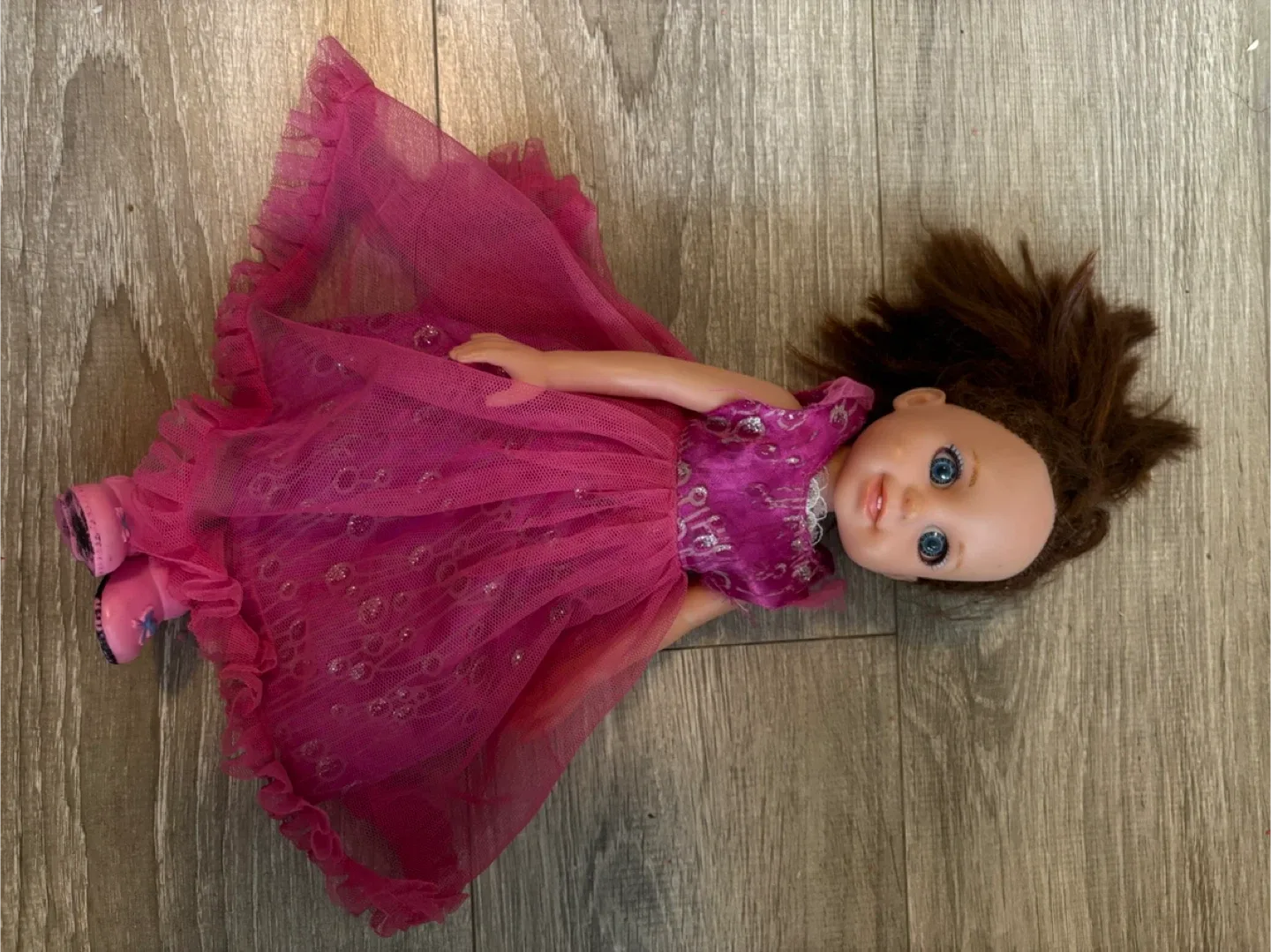Cute Doll in Pink Dress image indicator(2)