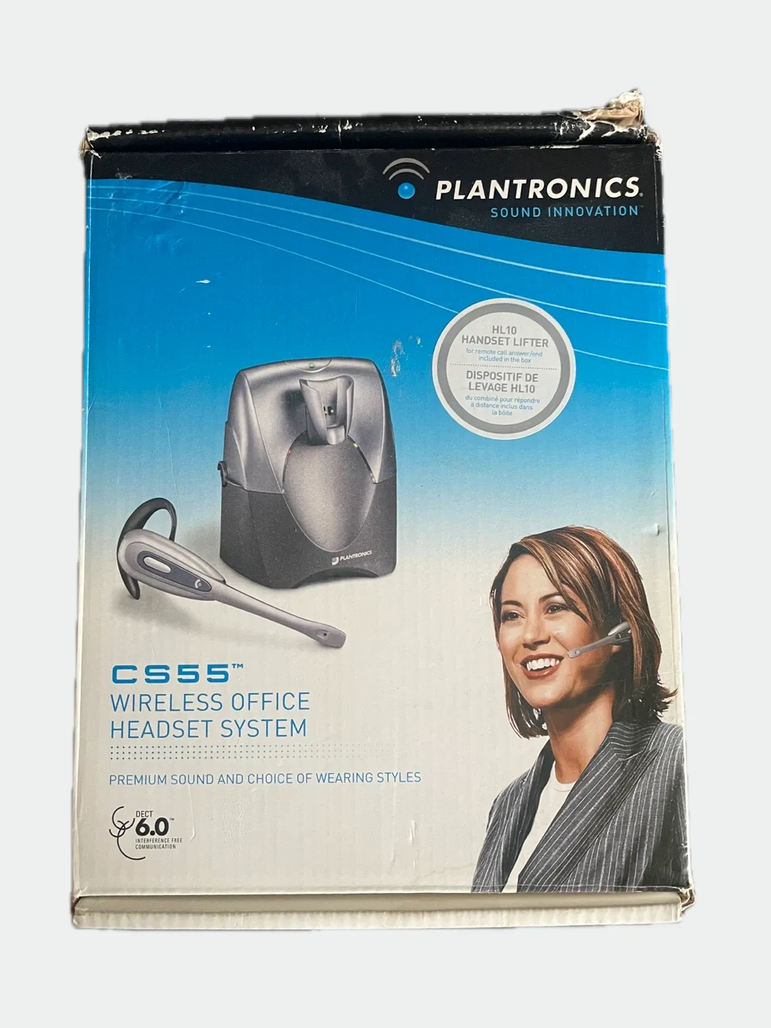 Plantronics CS555 Wireless Office Headset System