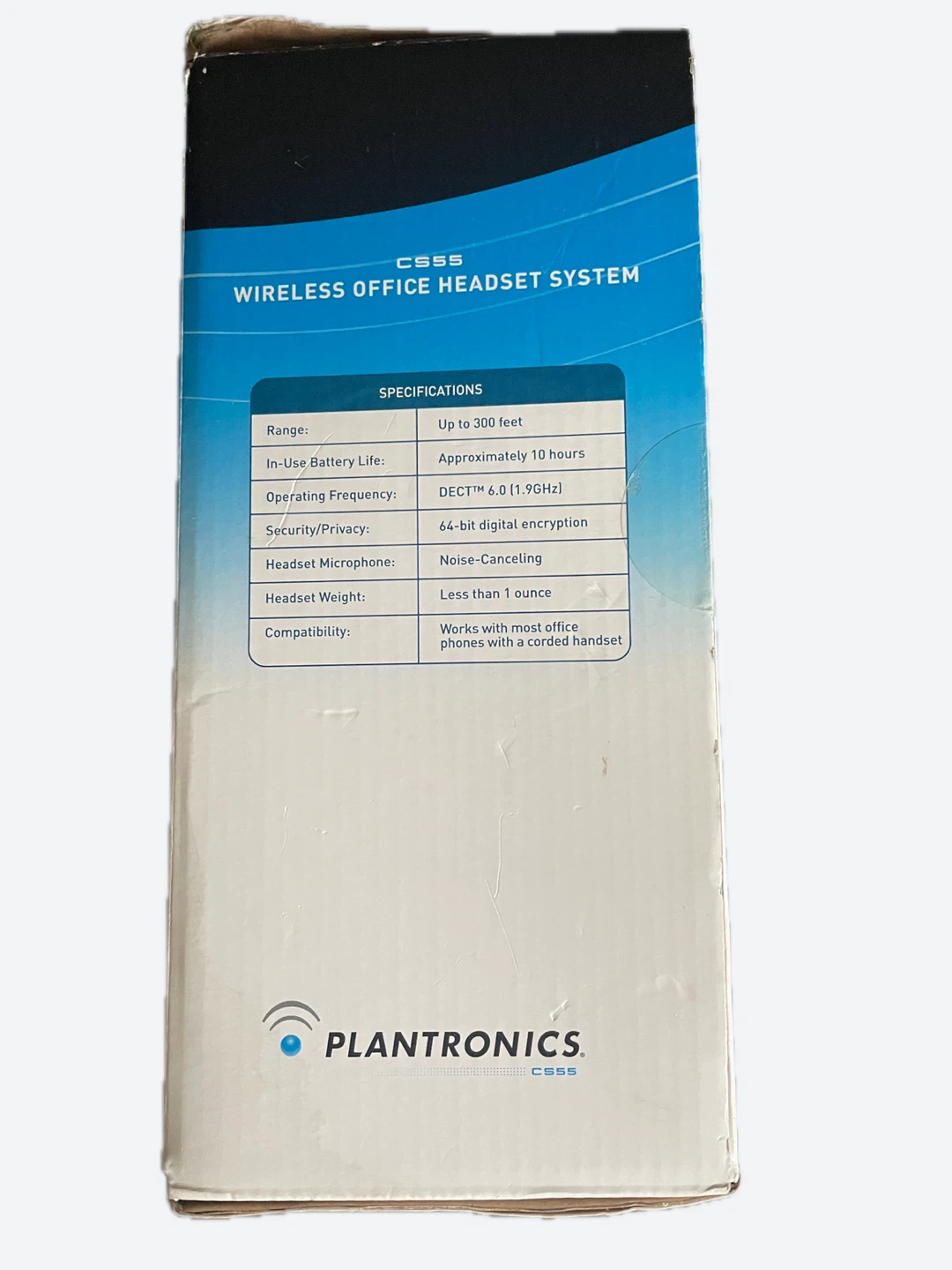 Plantronics CS555 Wireless Office Headset System - photo 5
