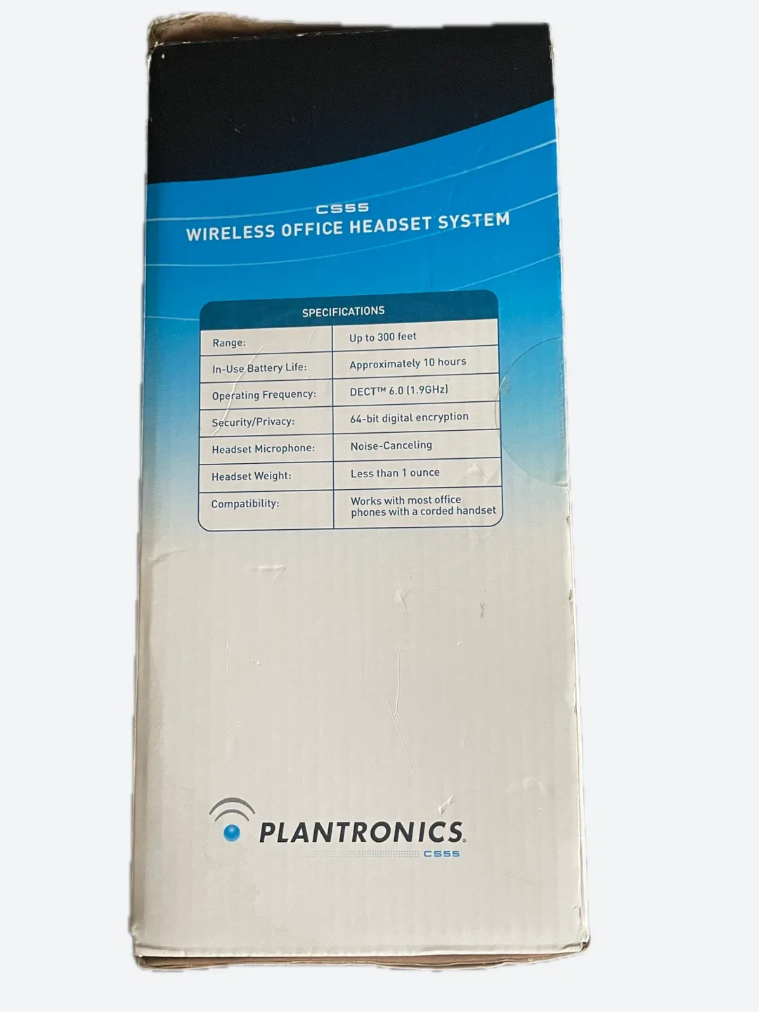 Plantronics CS555 Wireless Office Headset System image indicator(5)