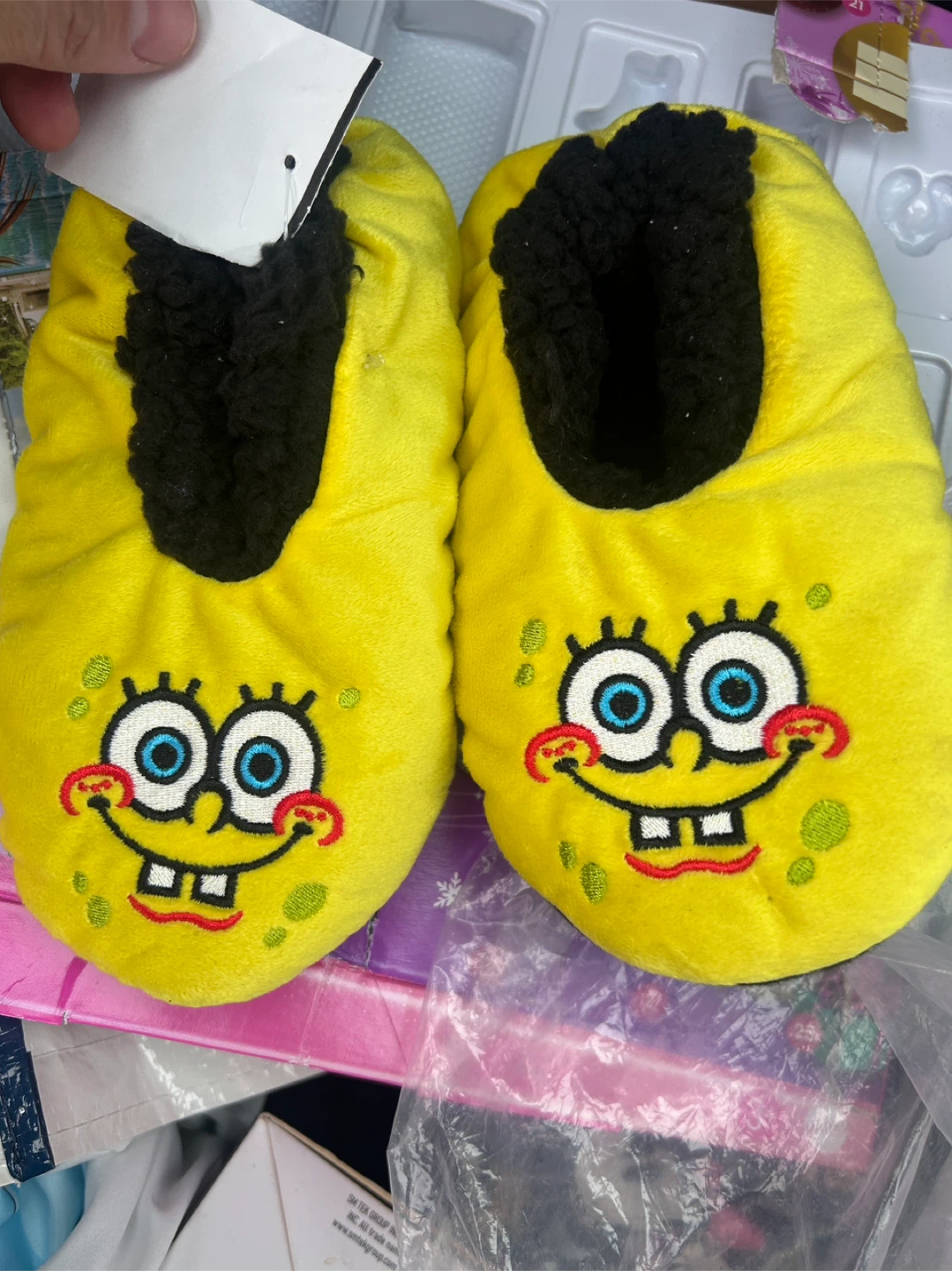 Spongebob Character Slippers M