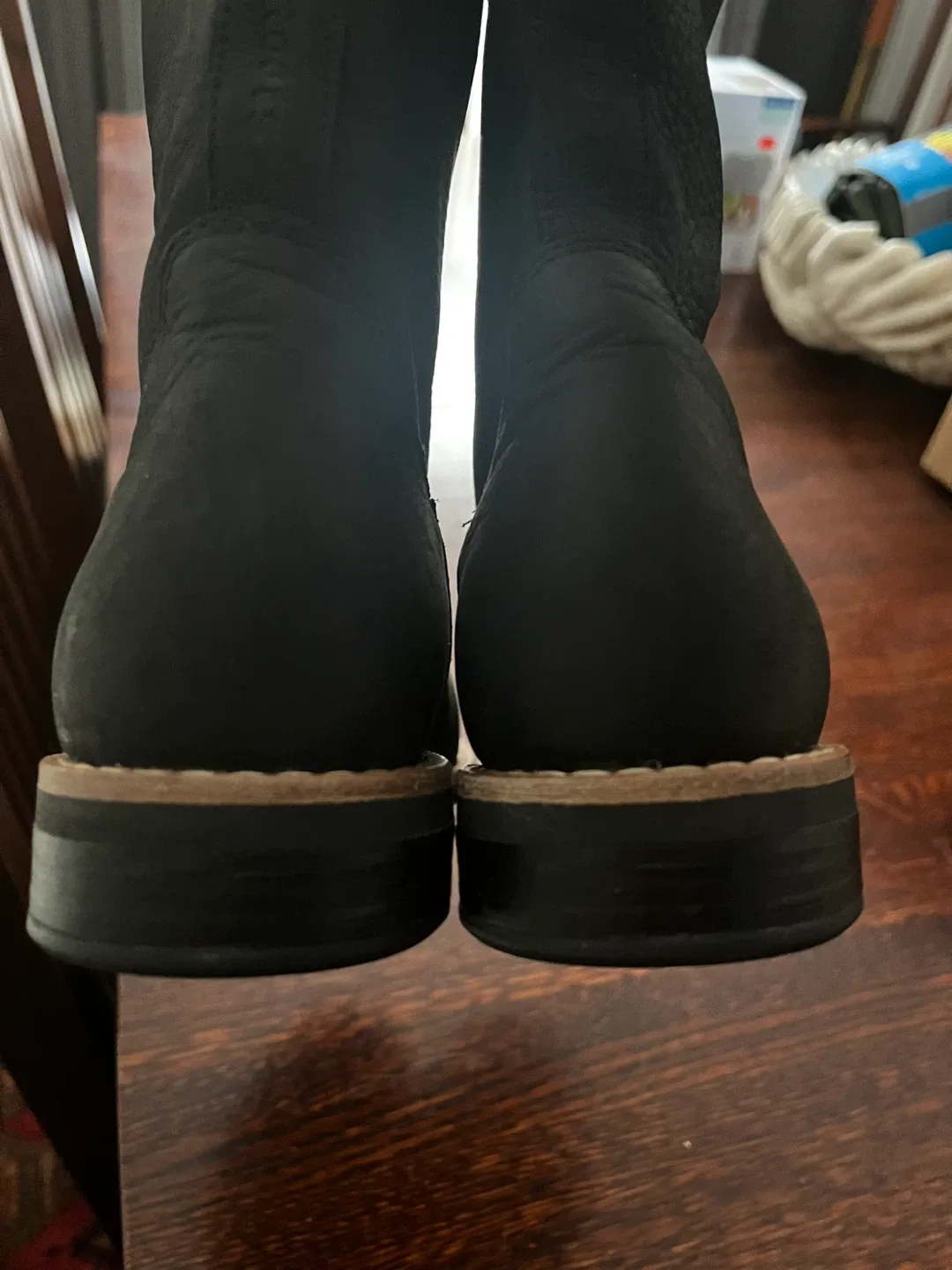 Roots Black Leather Boots, size 8 image indicator(3)