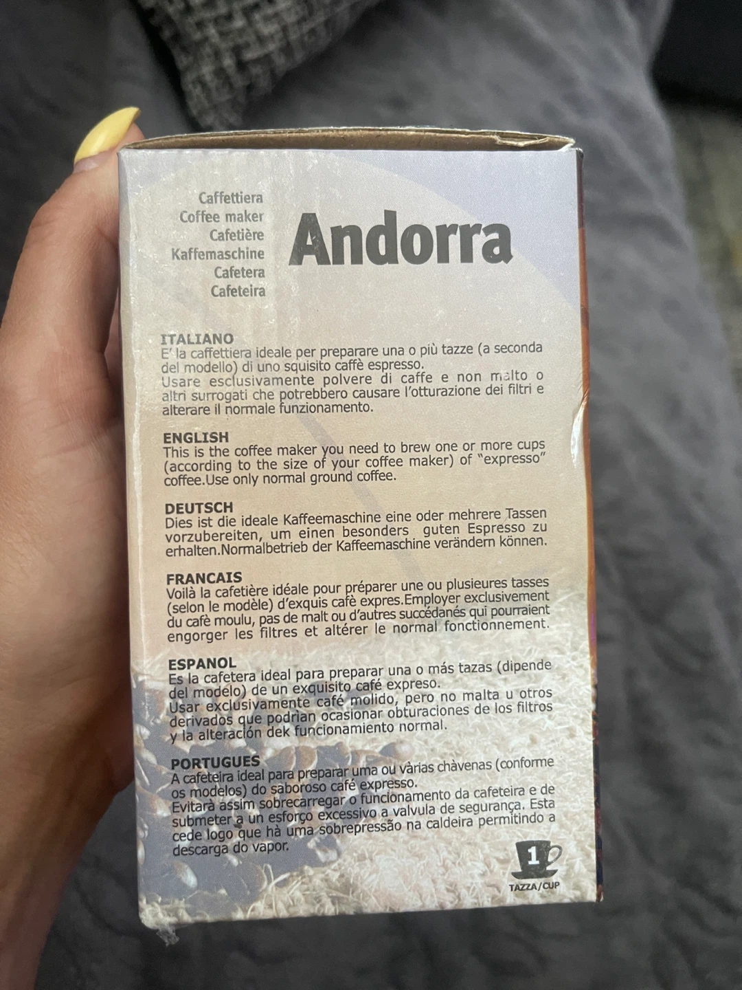 Andorra Moka Pot - New in Box! - photo 5