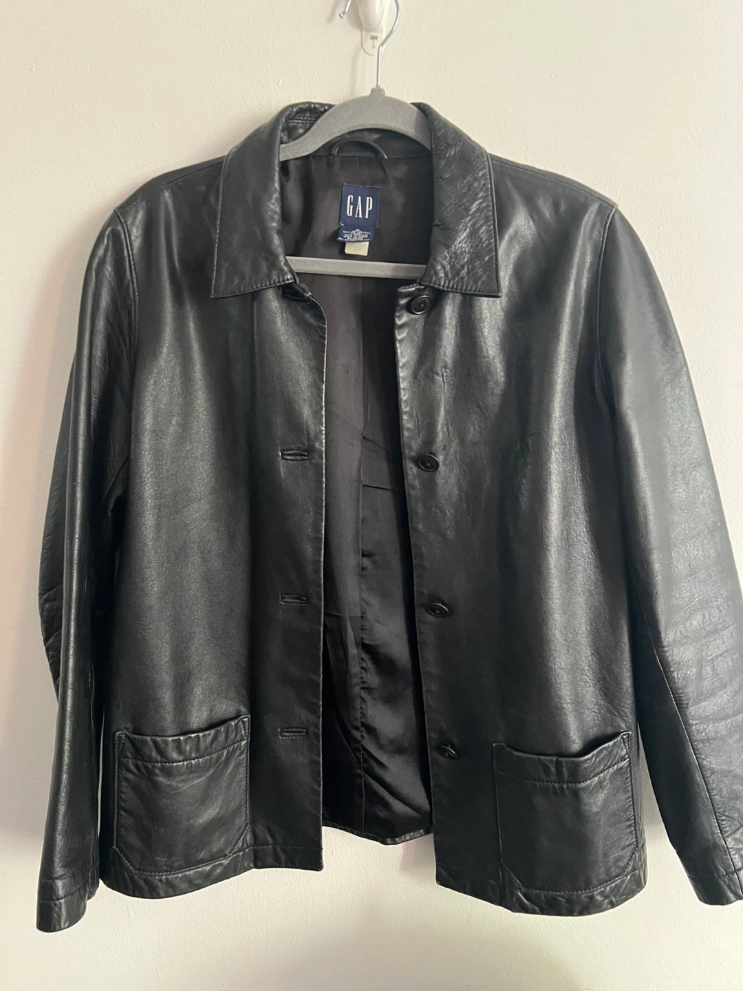 GAP Genuine Leather Jacket - Size M