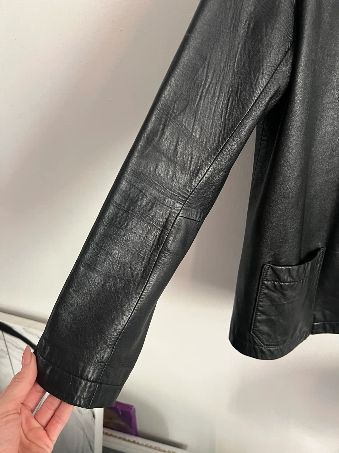 GAP Genuine Leather Jacket - Size M - photo 5