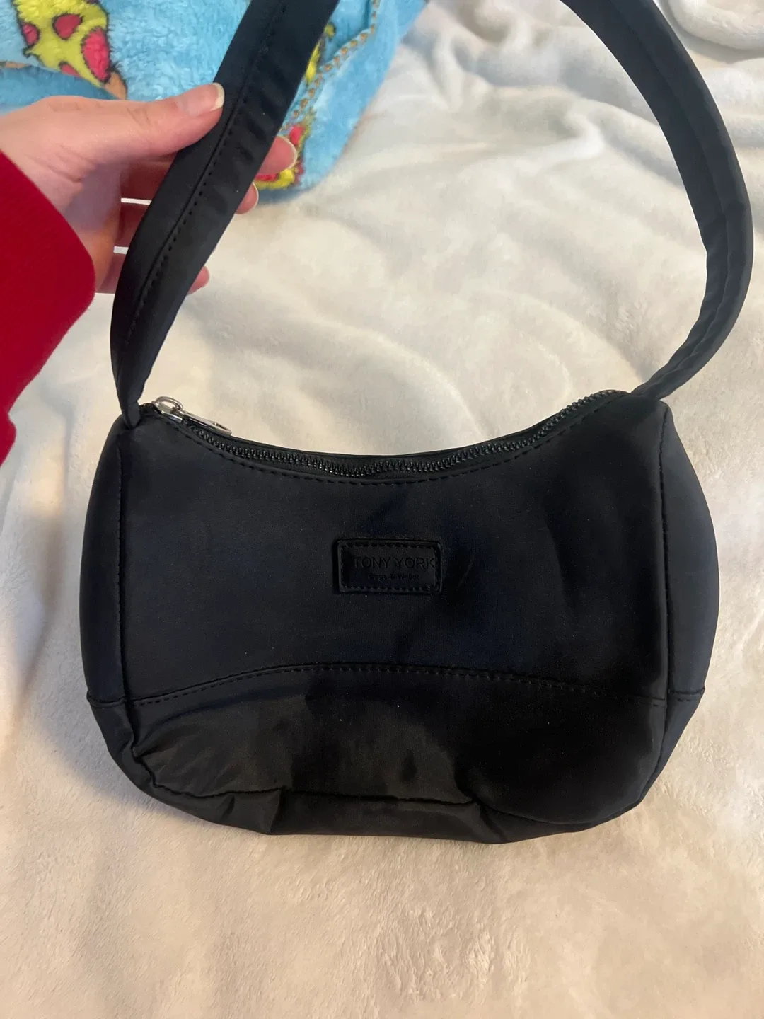 Tony York Black Shoulder Bag