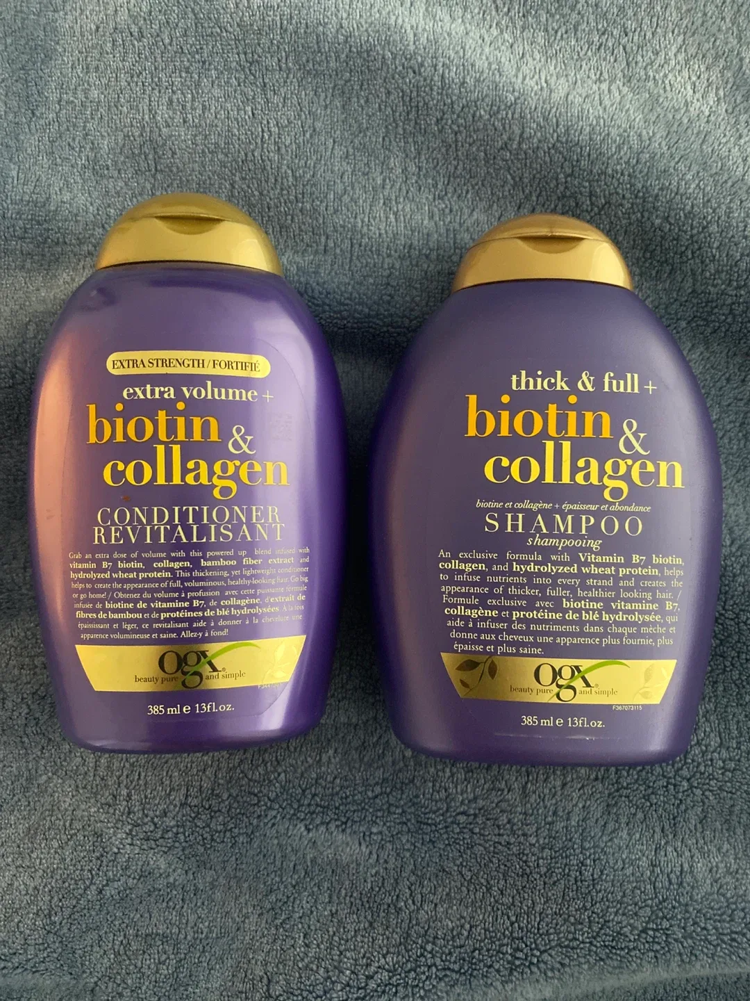 OGX Biotin & Collagen Shampoo & Conditioner Set