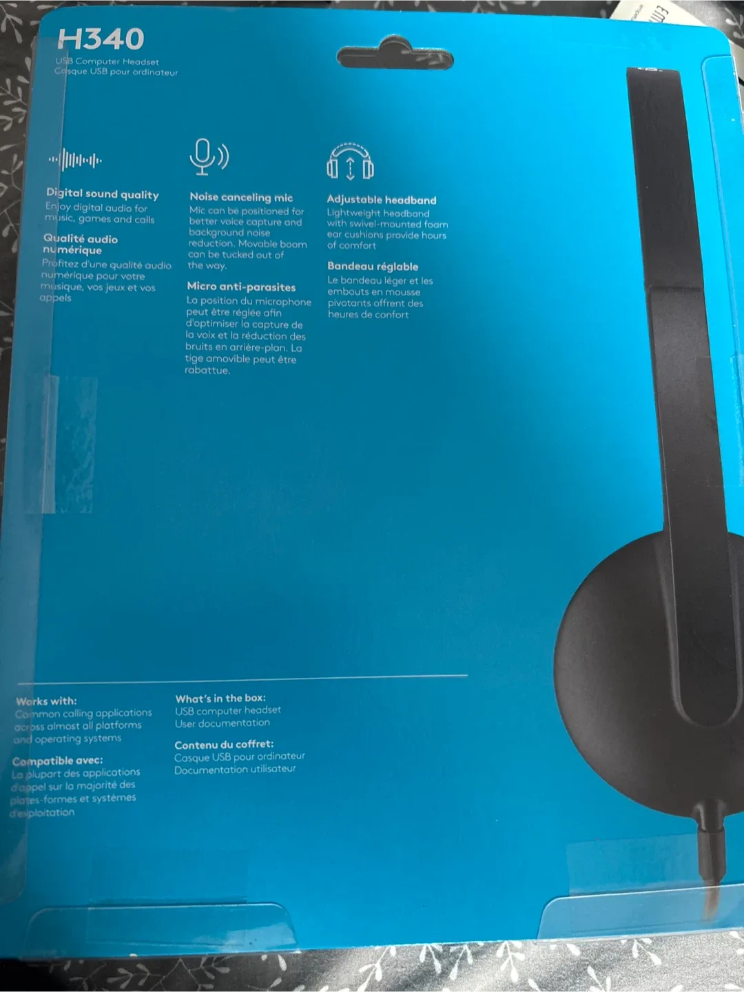 Logitech H340 USB Computer Headset - New in Box! image indicator(2)