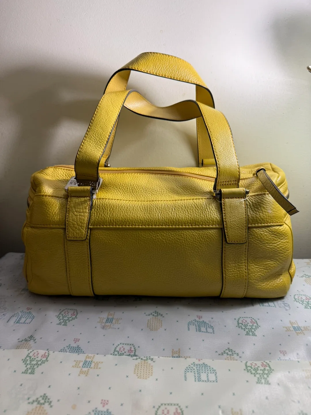 Yellow Leather Handbag