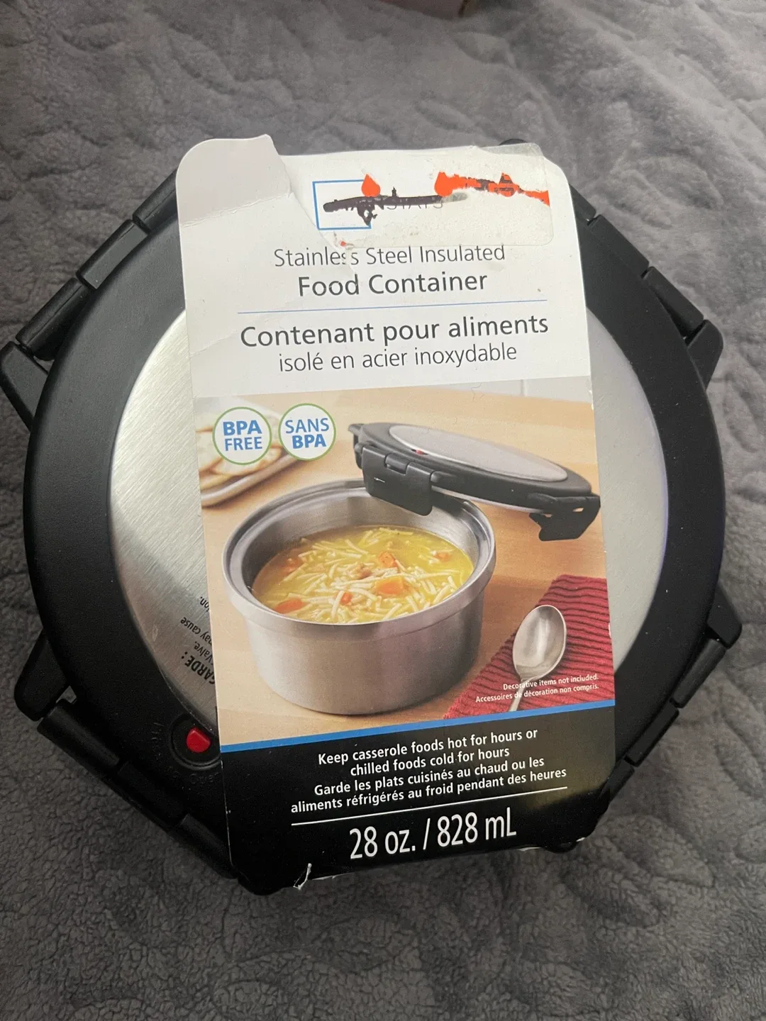 Mainstays Insulated Food Container - 28 oz