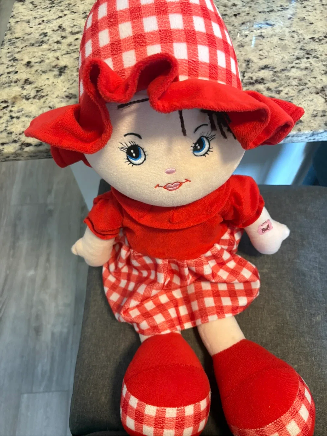 Red & White Checkered Doll image indicator(2)
