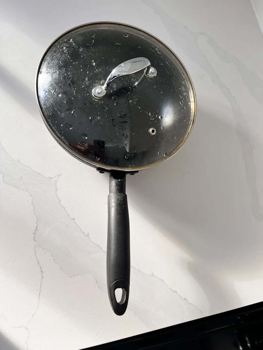 Used Black Frying Pan with Lid image indicator(2)