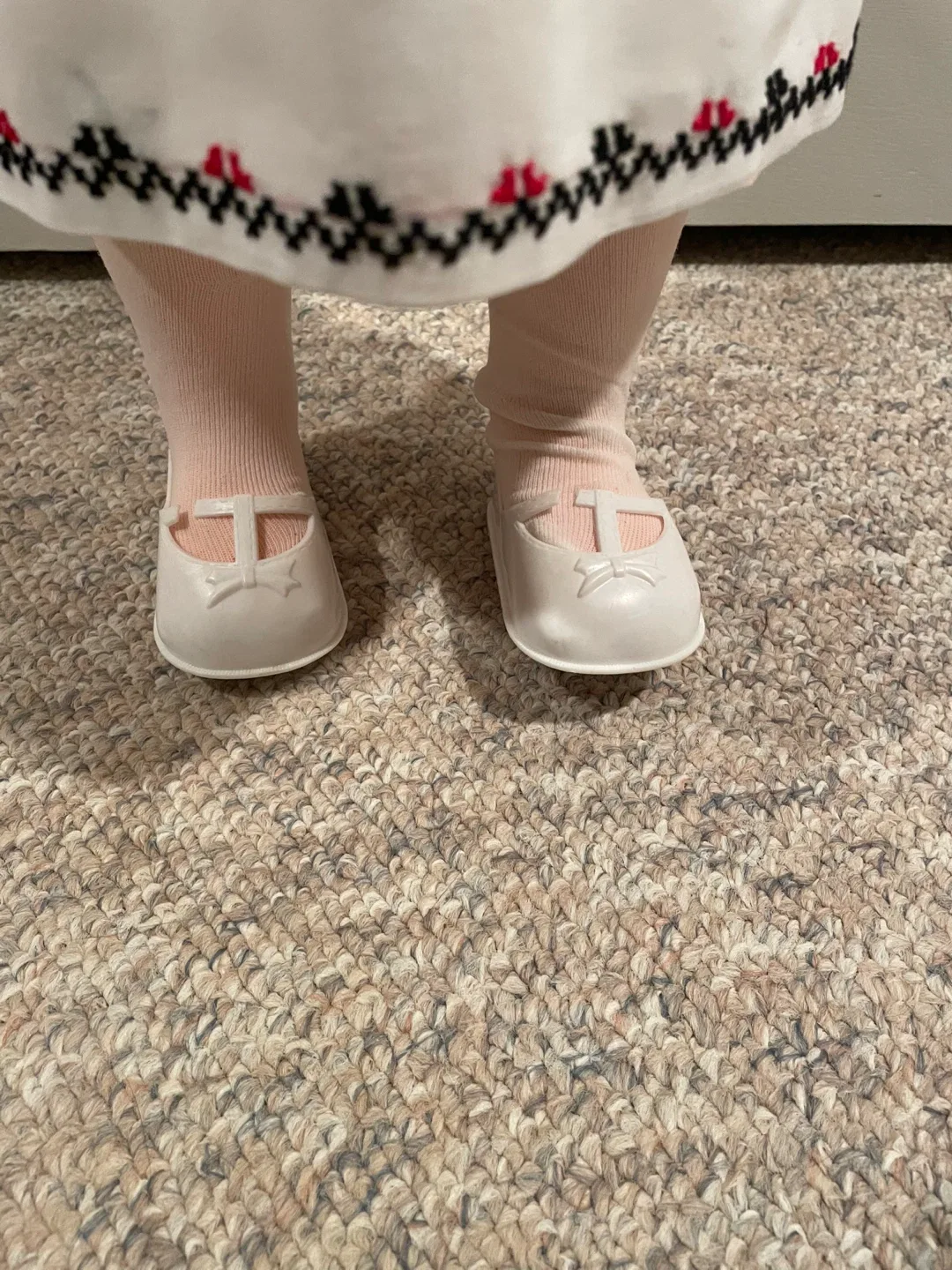 Vintage Walking Doll with handmade Ukrainian costume image indicator(3)