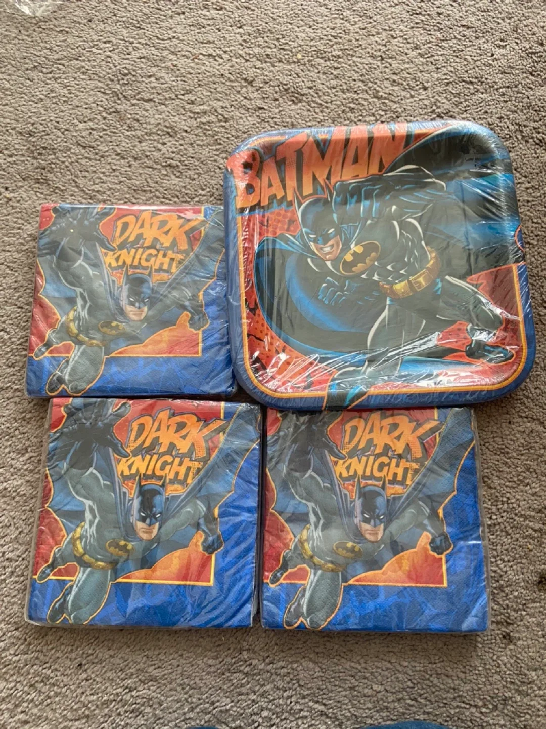 Batman Plates & Napkins Set - New!