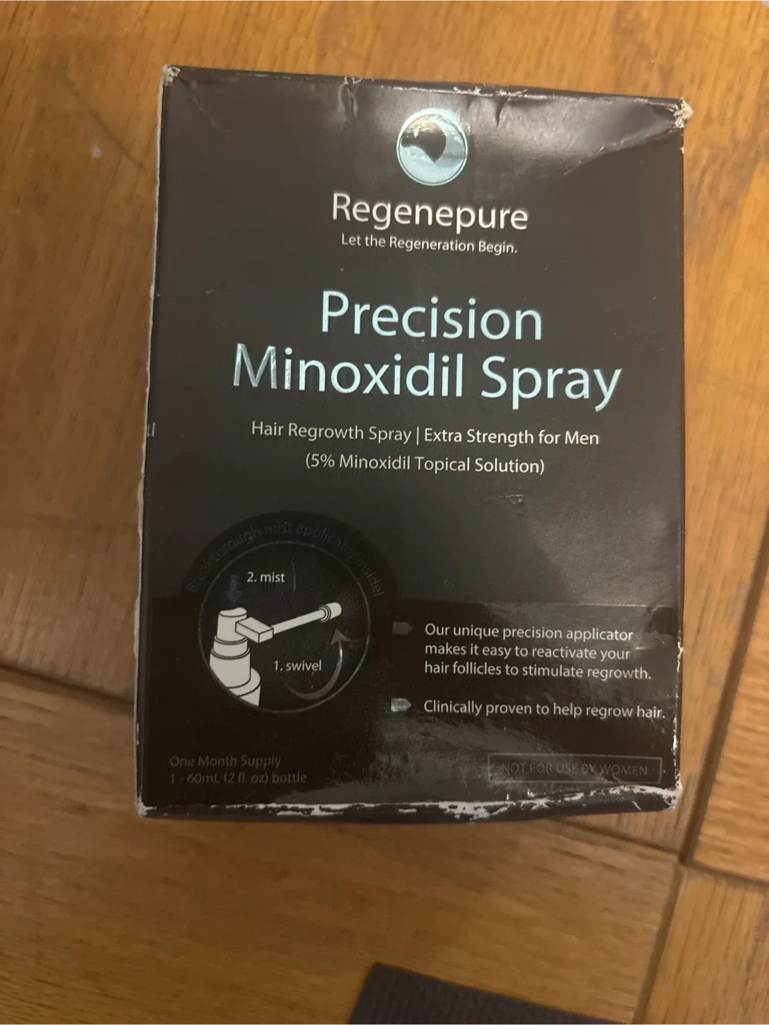 Regenepure Precision Minoxidil Spray - Hair Regrowth
