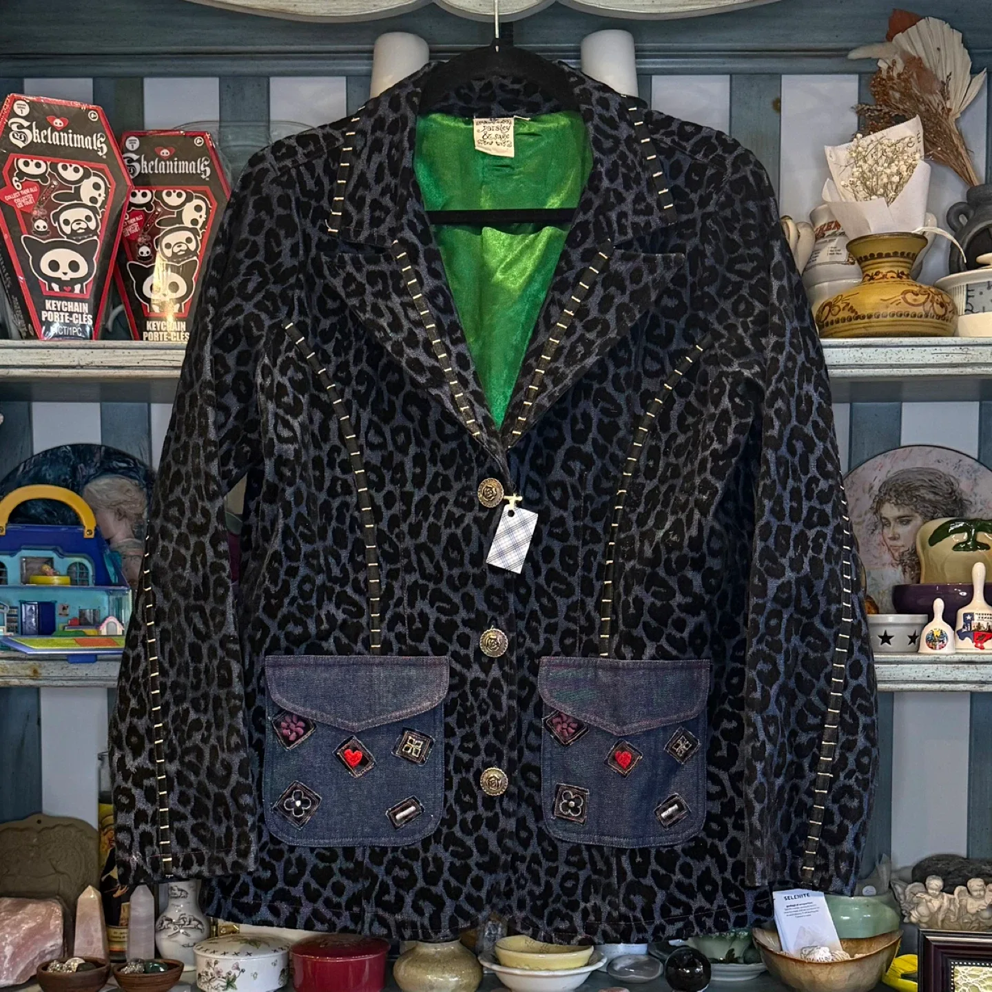 Parsley & Sage Leopard Print Jacket