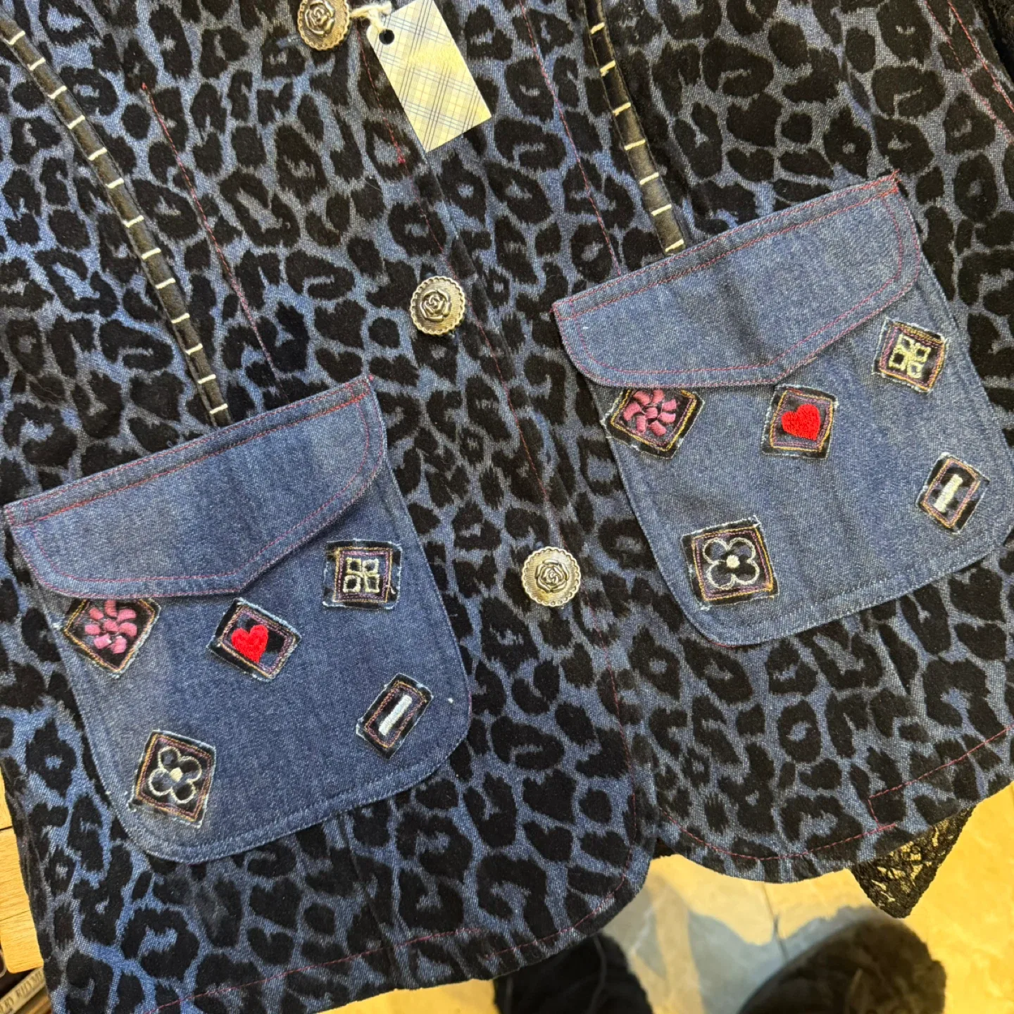 Parsley & Sage Leopard Print Jacket image indicator(3)