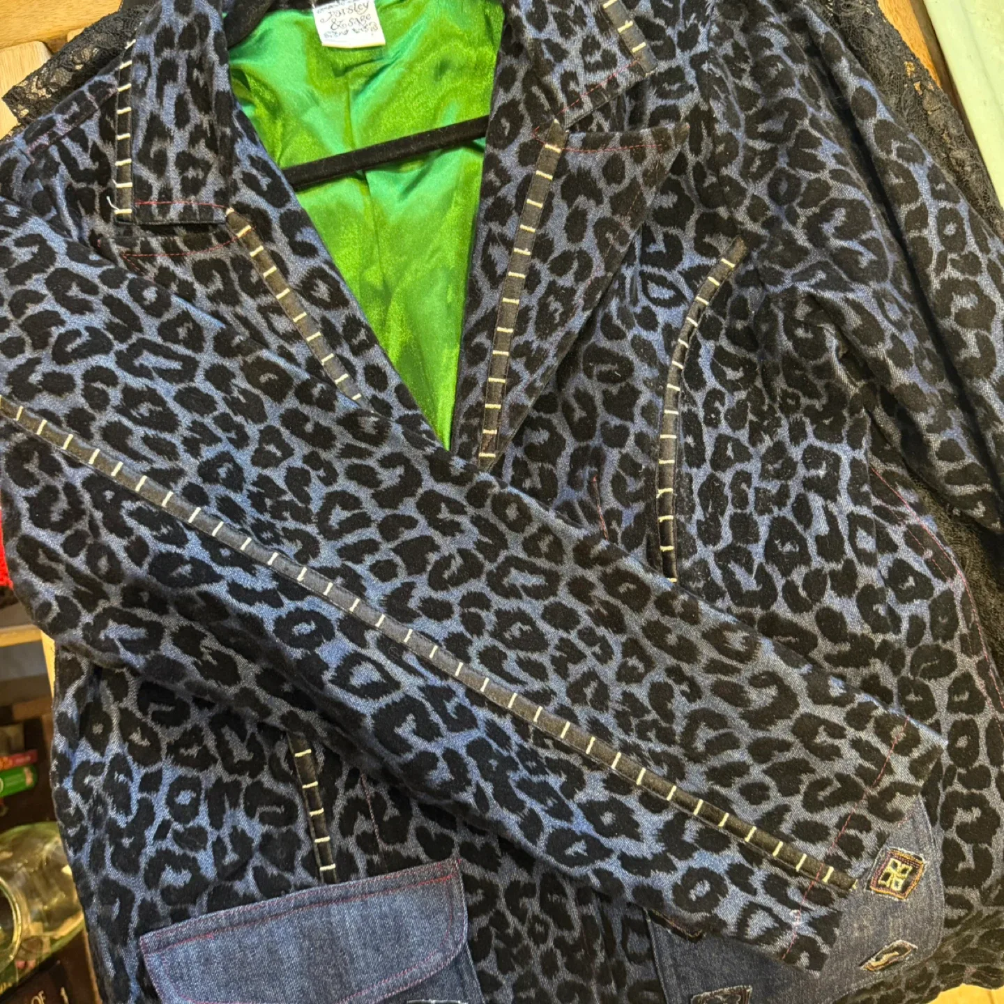 Parsley & Sage Leopard Print Jacket image indicator(4)