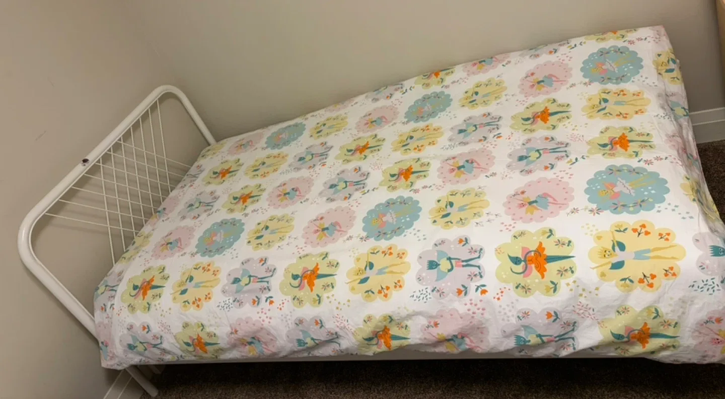 Used Single Bed Frame & Mattress (pet and smoke free home(