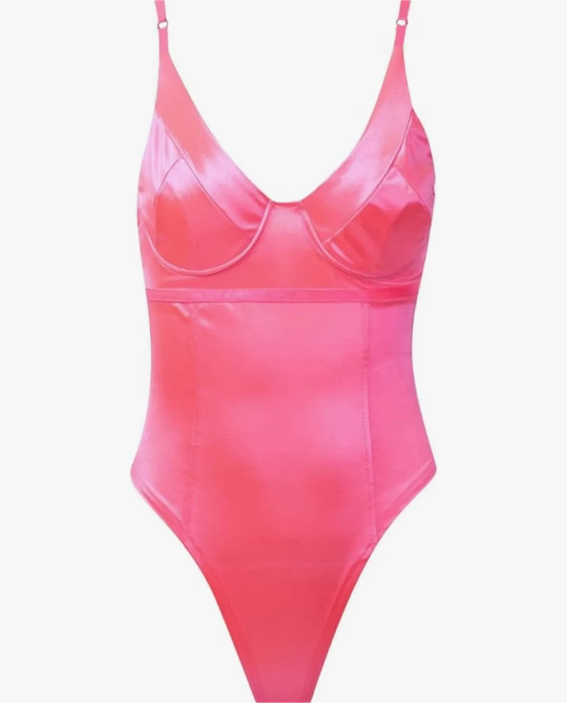 Hot Pink Bodysuit - Size S - New 🩷 image indicator(2)