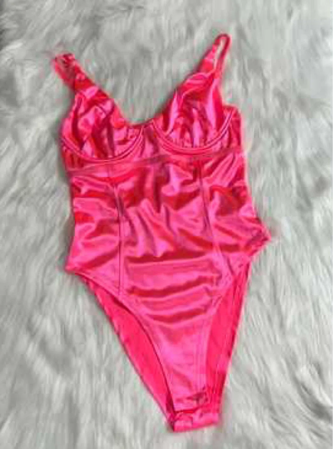 Hot Pink Bodysuit - Size S - New 🩷 image indicator(4)