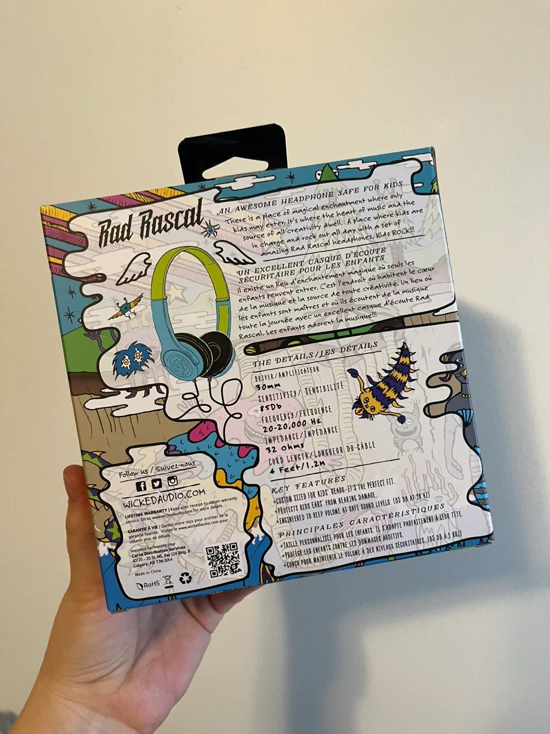 New Wicked Audio Rad Rascal Kids Headphones image indicator(5)