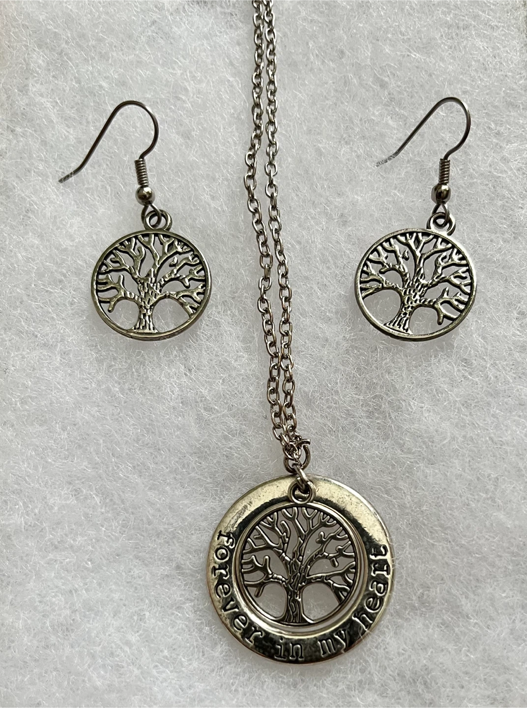 #Cleanout- Tree of Life Necklace & Earring Set - photo 3