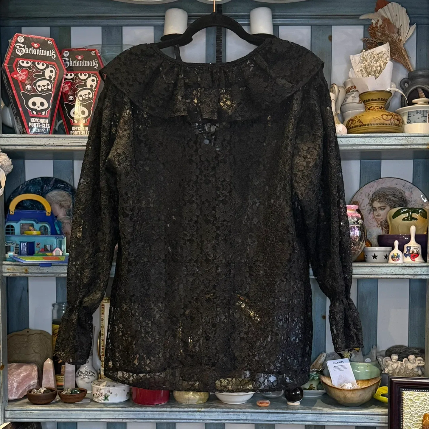 Victoria's Secret Black Lace Top - Size S image indicator(2)