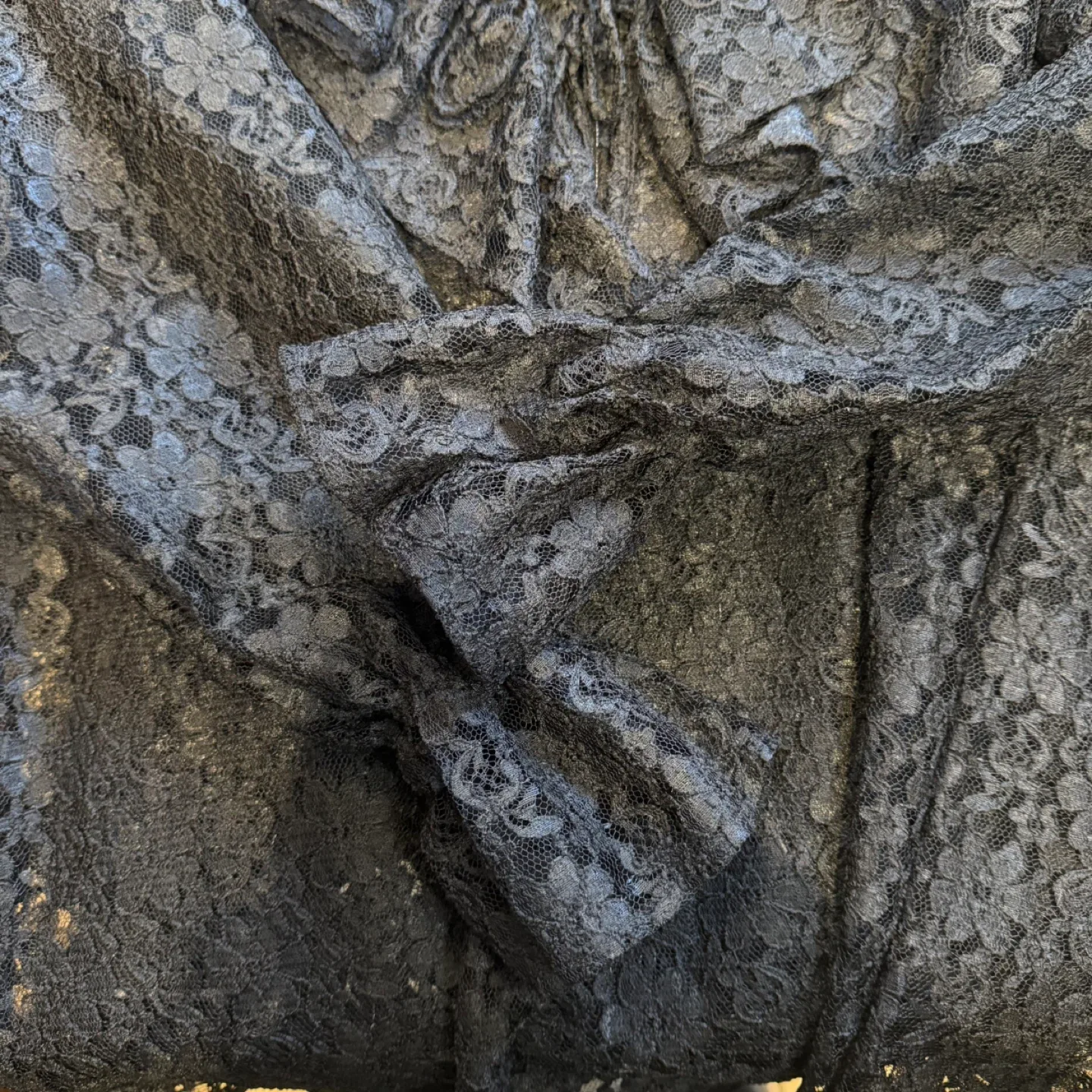 Victoria's Secret Black Lace Top - Size S image indicator(4)