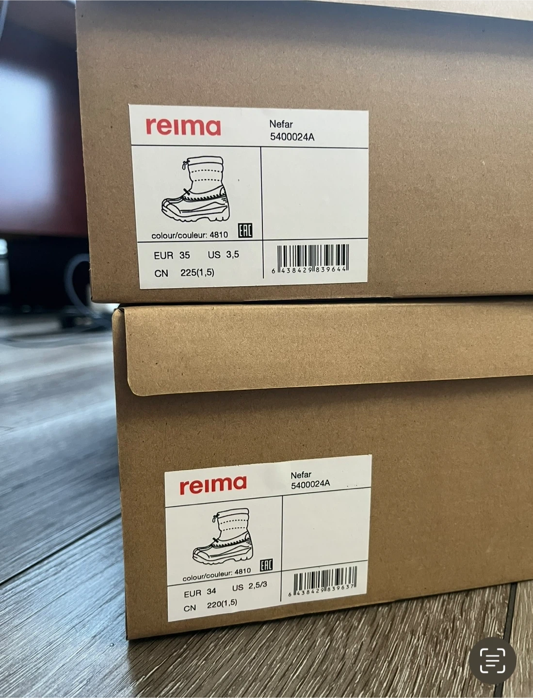 Reima Nefar Pink Winter Snow Boots - US 3.5 - photo 2
