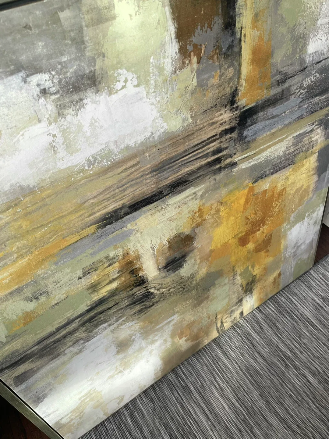 Large Modern Abstract Painting Wall Art - 36.5” x 36.5” image indicator(3)