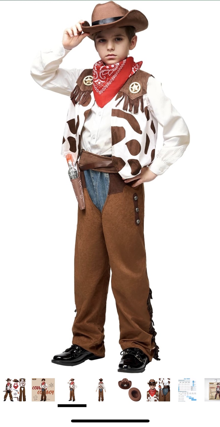 Spooktacular Creations Cowboy Costume - Size Small (5-7 yrs) - photo 4