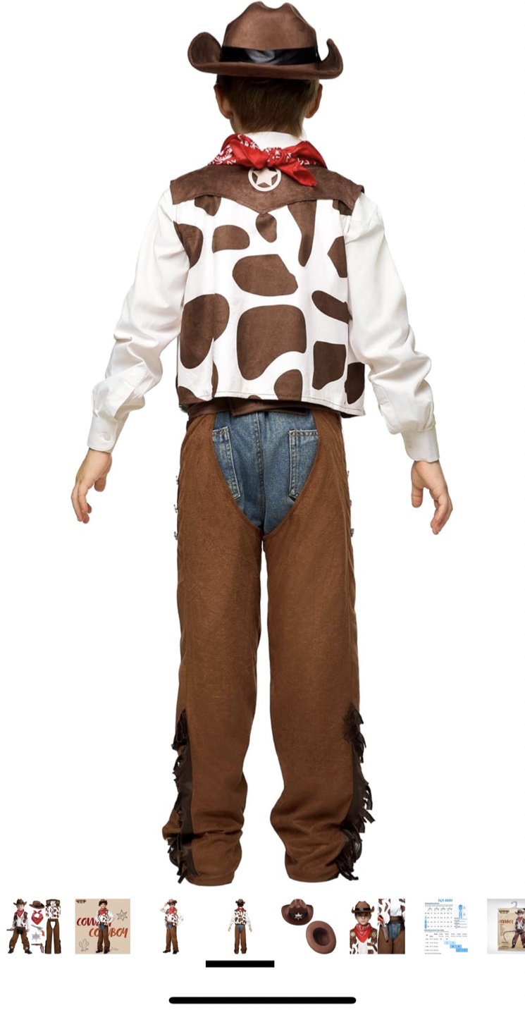 Spooktacular Creations Cowboy Costume - Size Small (5-7 yrs) - photo 5