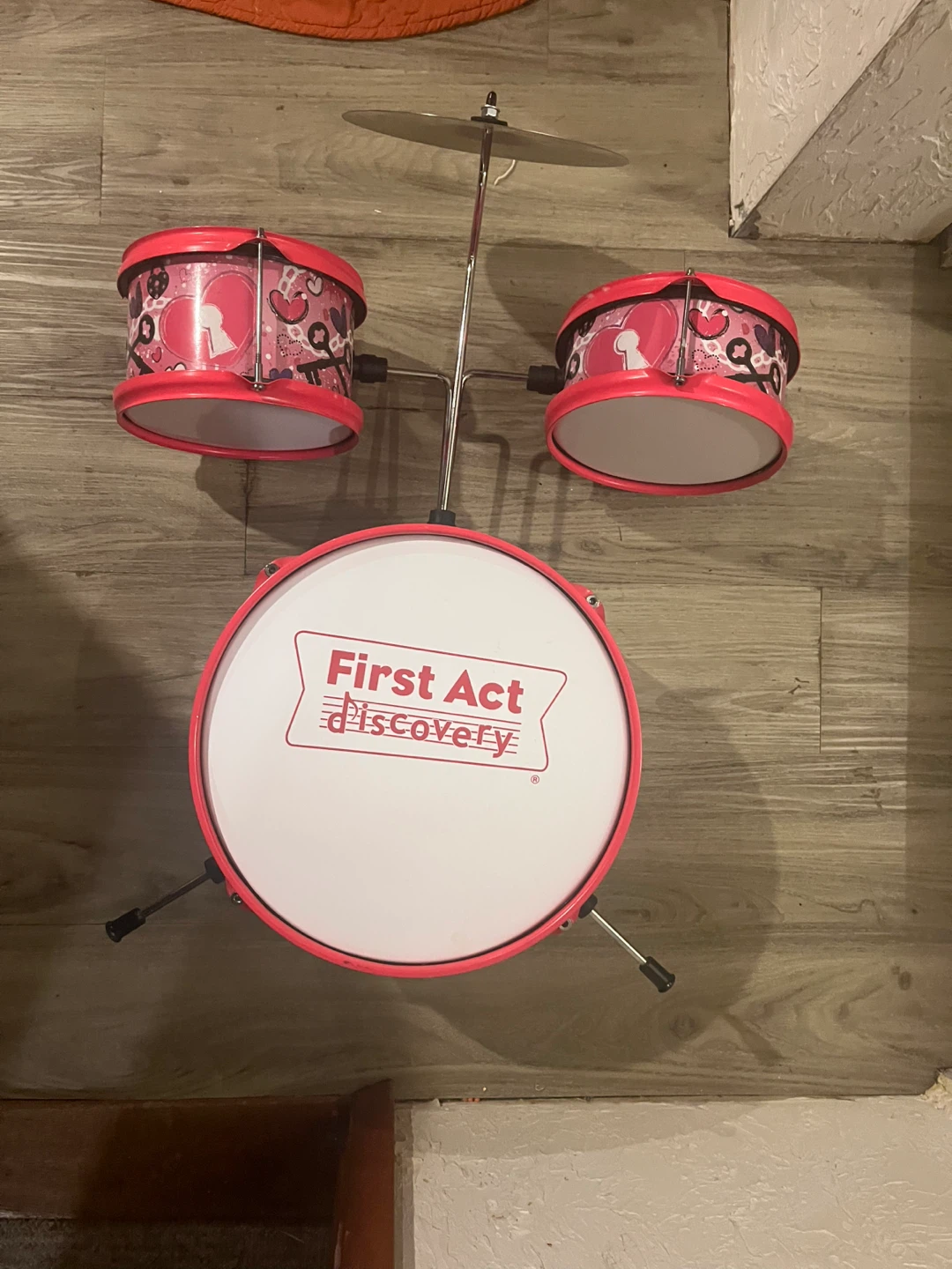 First Act Discovery Pink Drum Set - photo 2