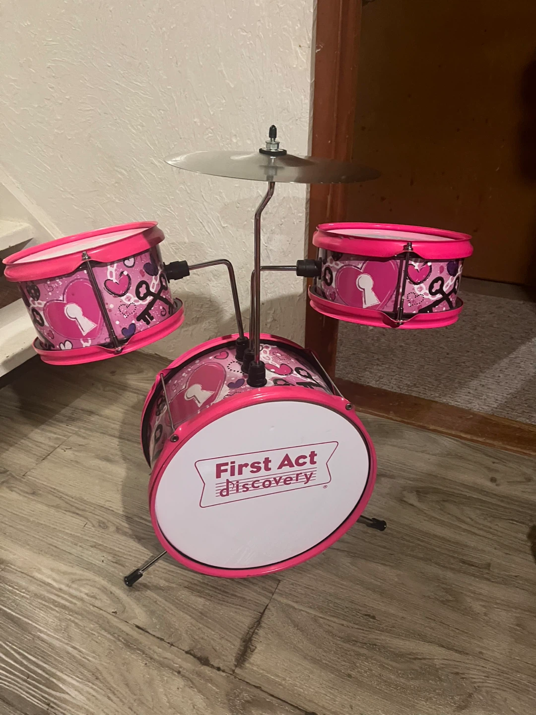 First Act Discovery Pink Drum Set - photo 3