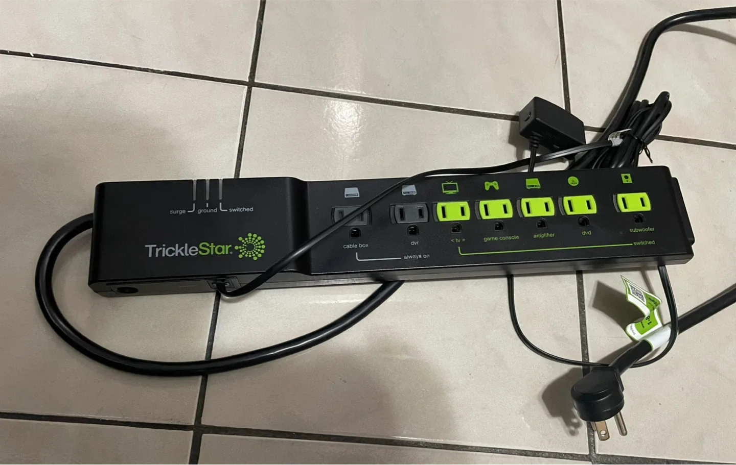 TrickleStar Surge Protector Power Strip