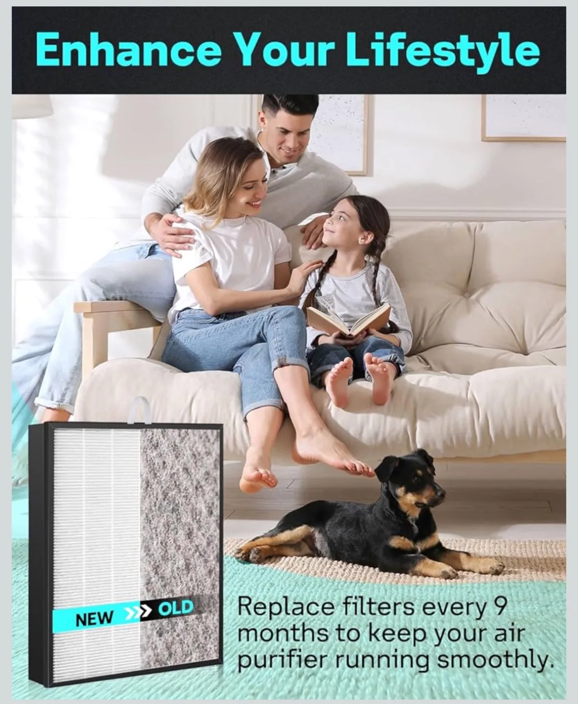 Leemone 2 Pack Vital 200S Replacement Filter image indicator(8)