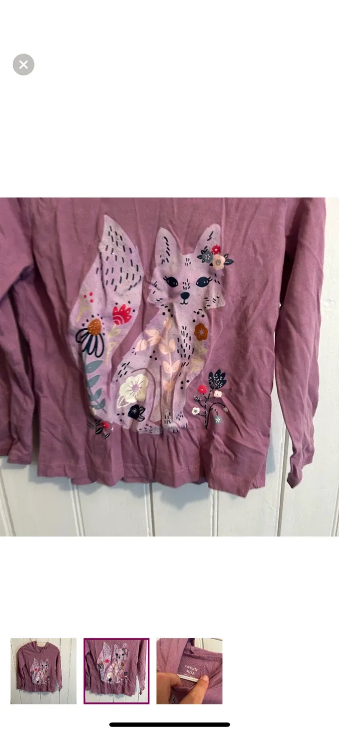 Carter's Hoodie - Size 3T image indicator(2)