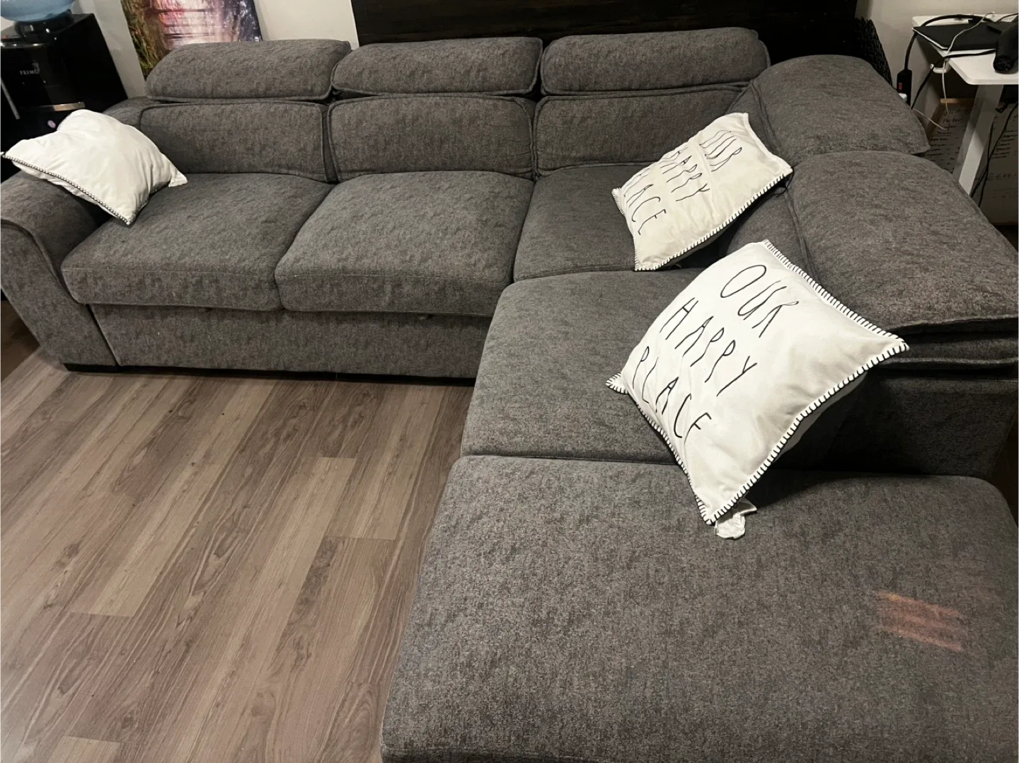 Grey Sectional Sofa image indicator(2)