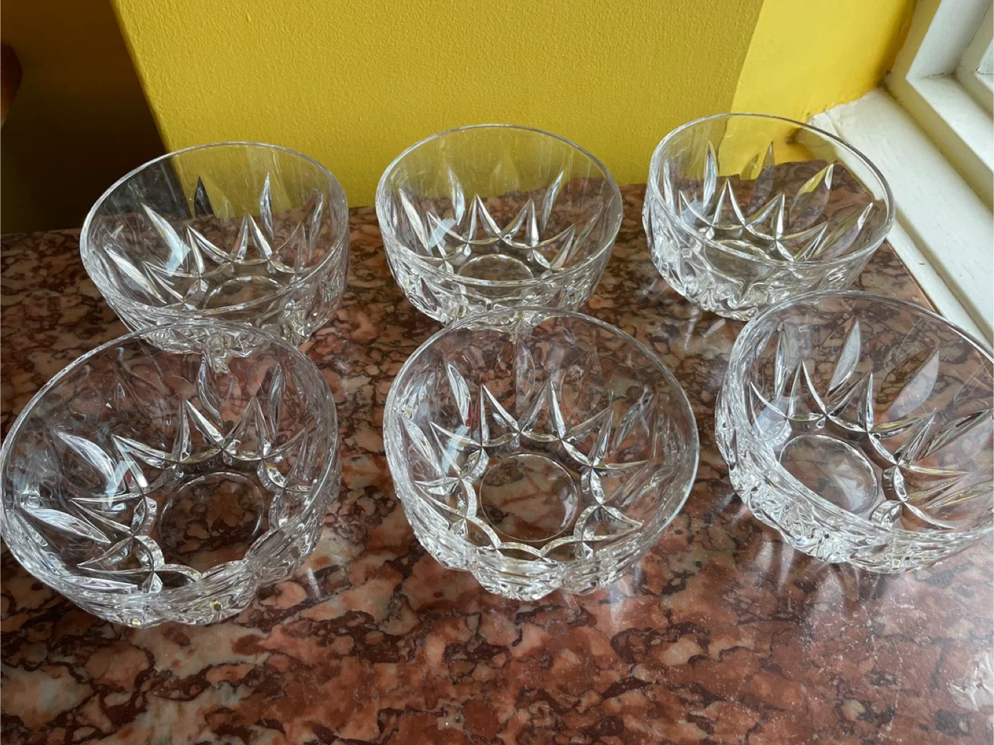 Crystal Dessert Bowls - set of six image indicator(3)