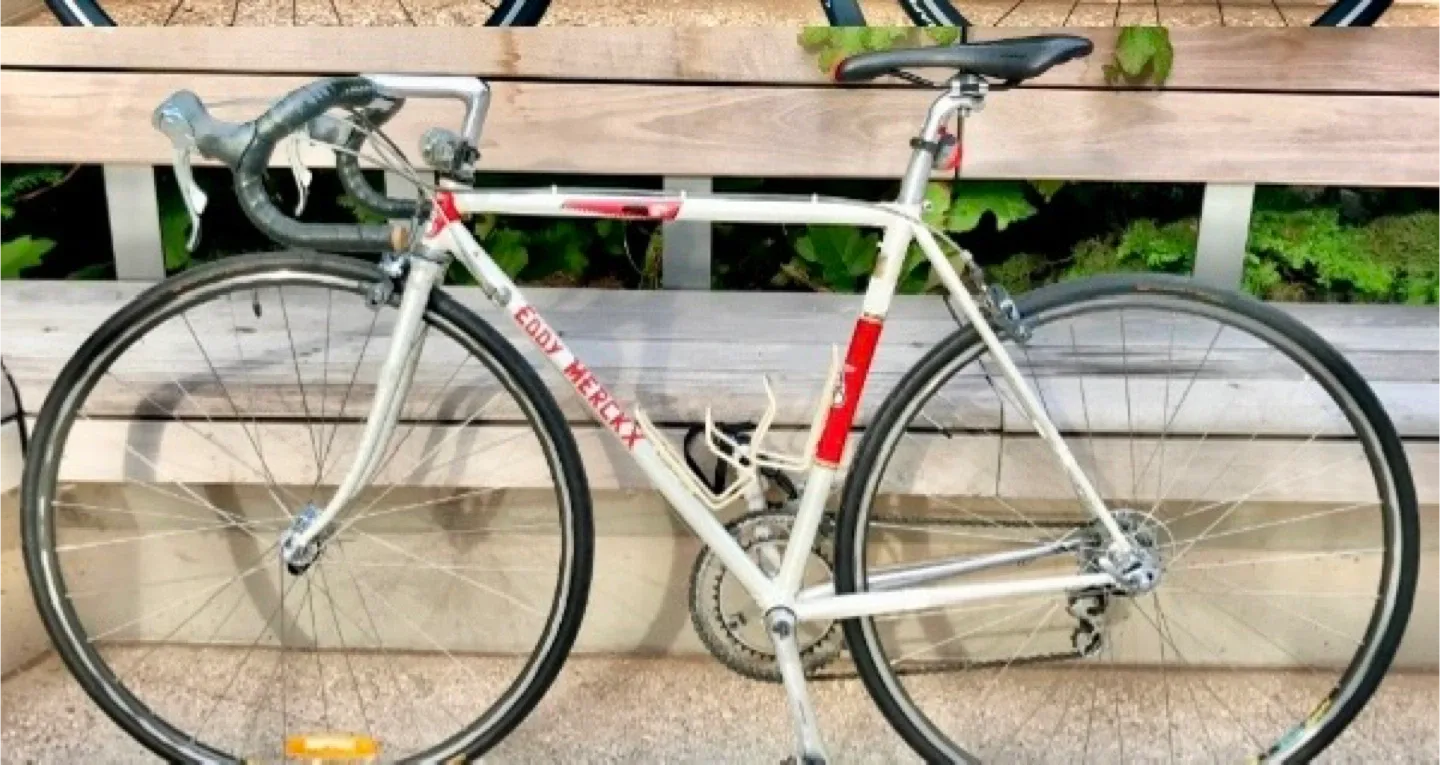 Eddy Merckx Road Bike - White & Red