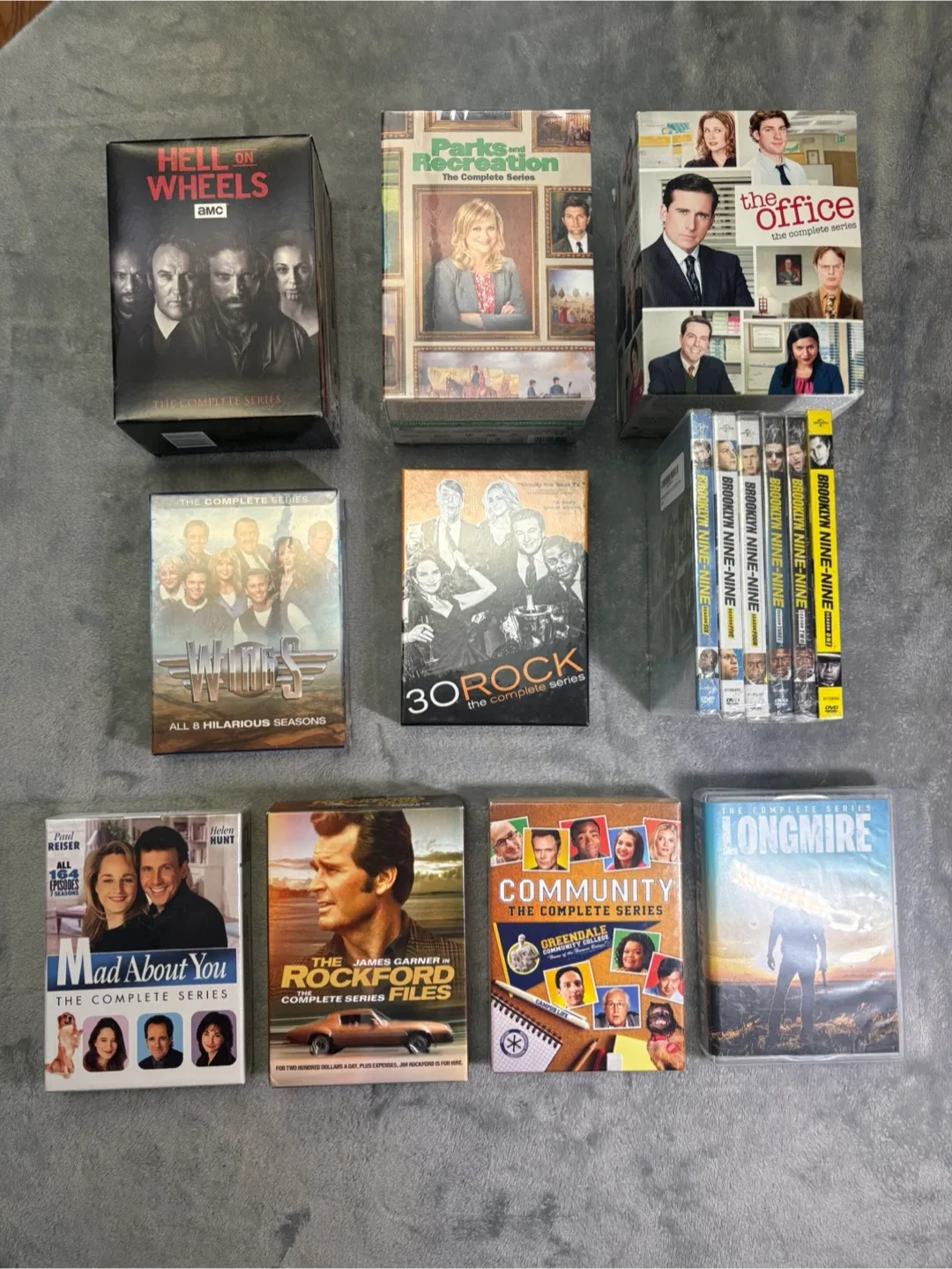 TV Series DVD Sets: The Office, Brooklyn 99, Wings, 30 Rock