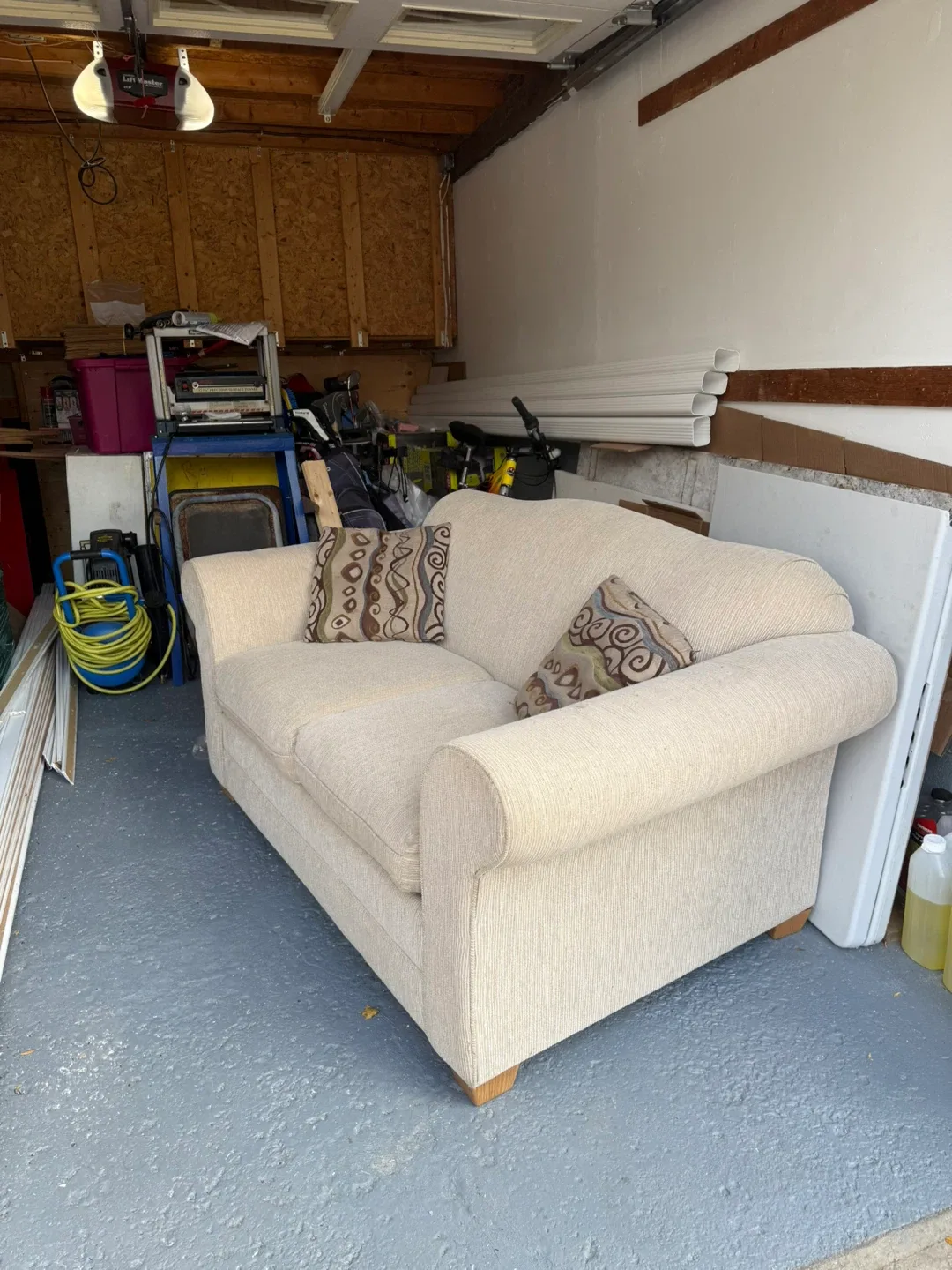 Beige Loveseat Sofa Couch -SOLD image indicator(2)