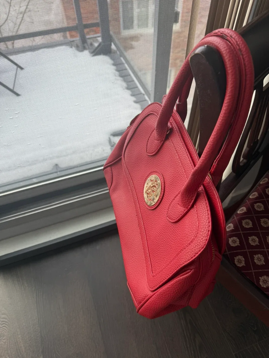 Roccobarocco Red Handbag
