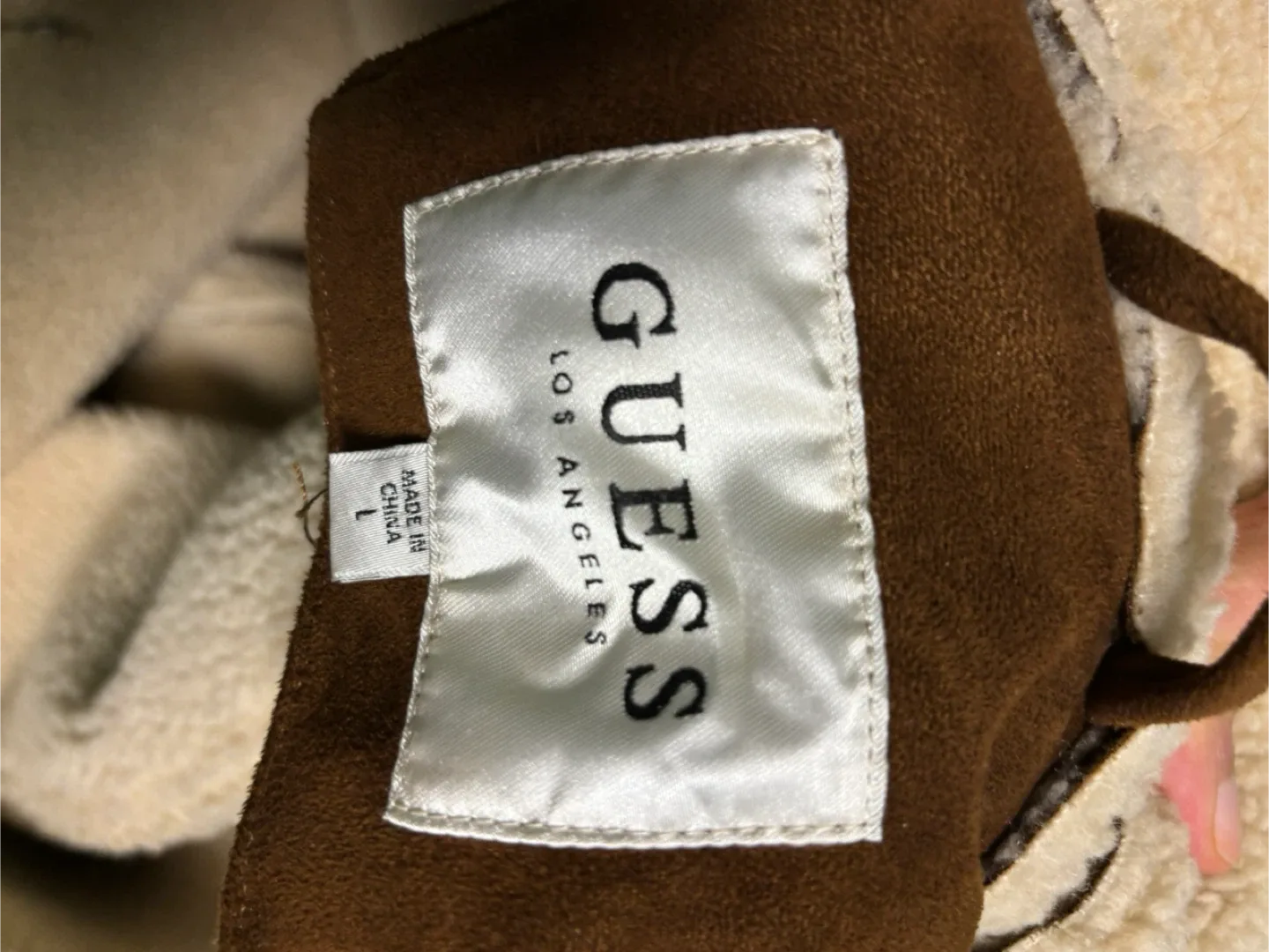 Guess suede/shearling jacket #cleanout image indicator(2)