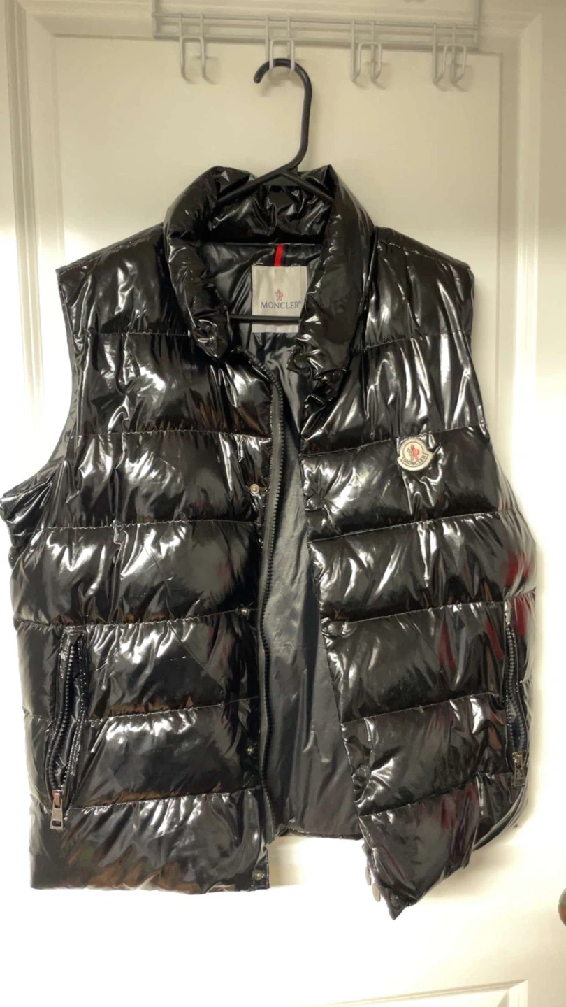 Moncler Black Padded Vest