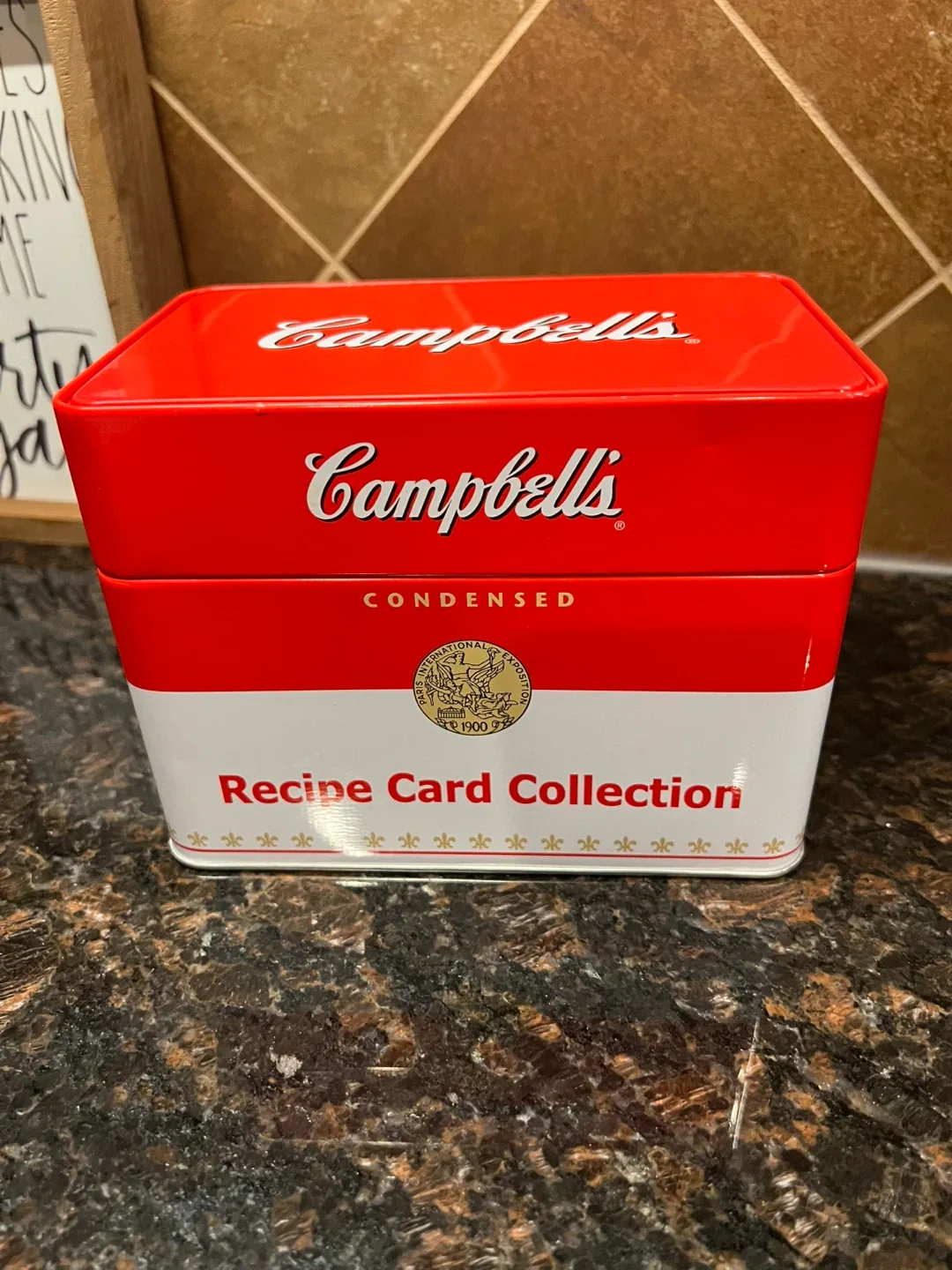 Campbell's Recipe Card Tin